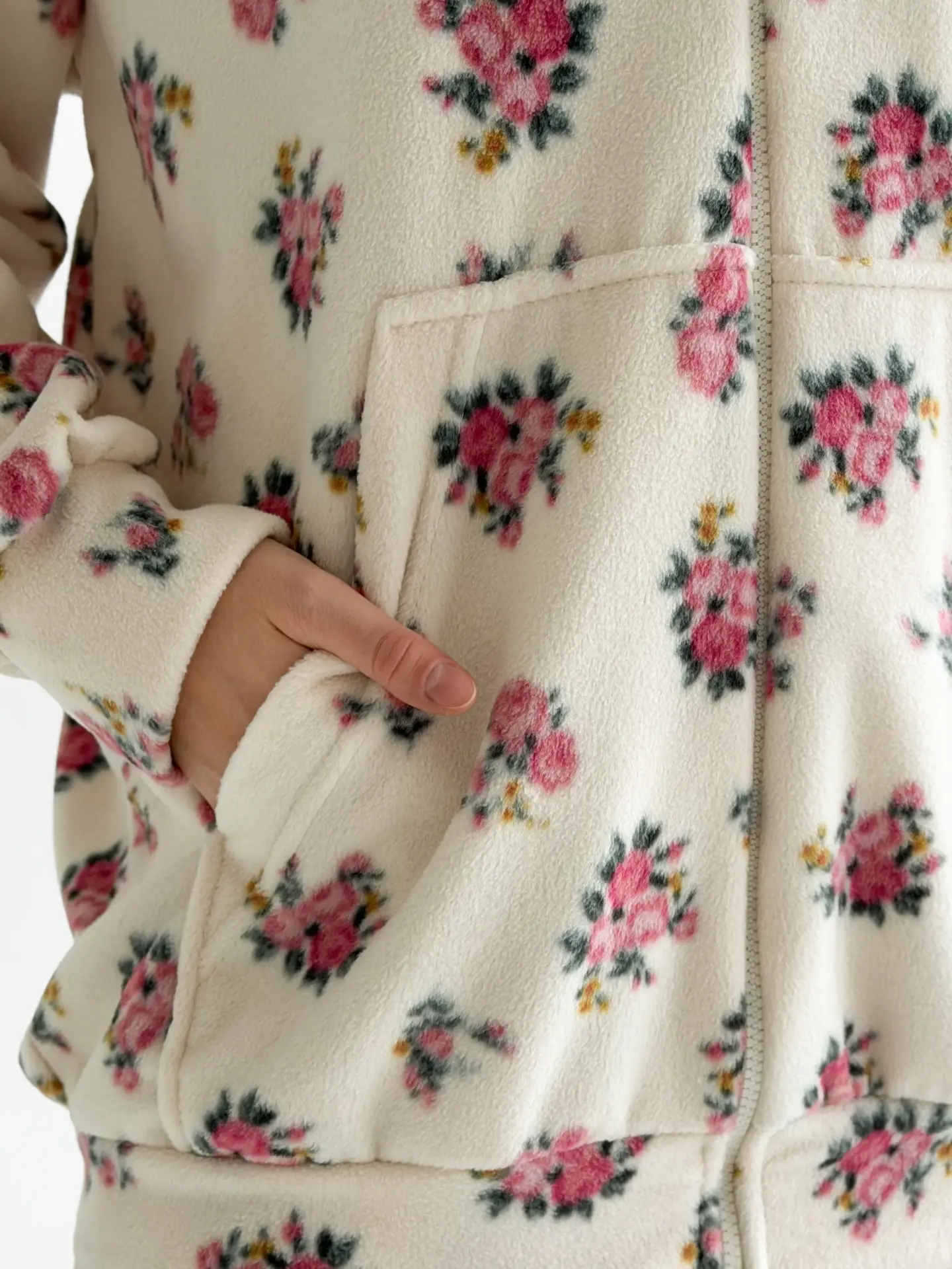 Milk White Floral Set / 3