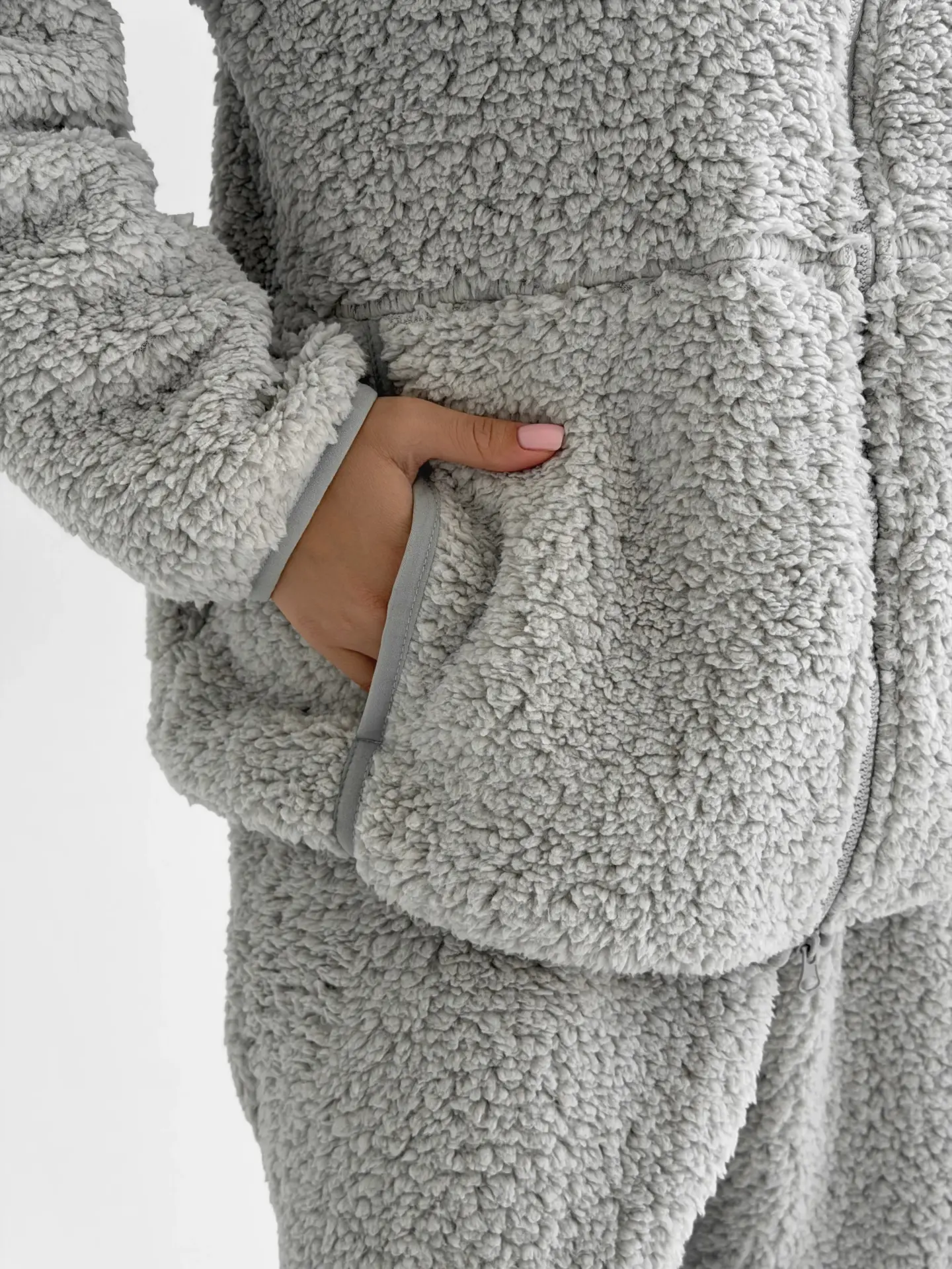 Grey Cloud Teddy Set
