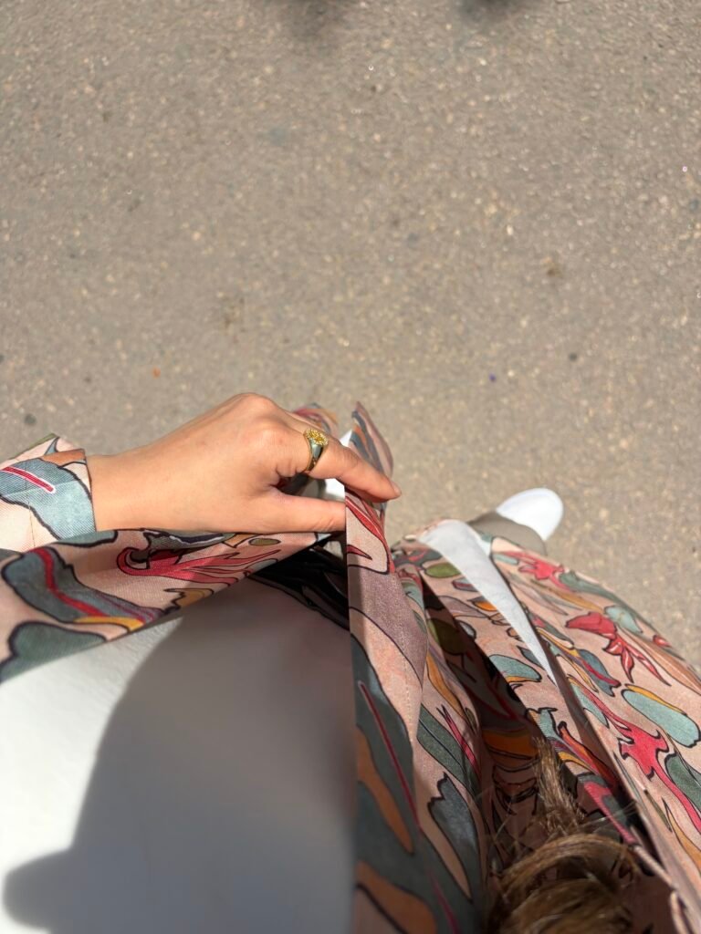 كيمونو بنقشة نباتية / 6